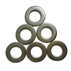 Durable ANSI B18.22.M Metric Galvanized Flat Washers Steel Wedge Style with Zinc Finish Option