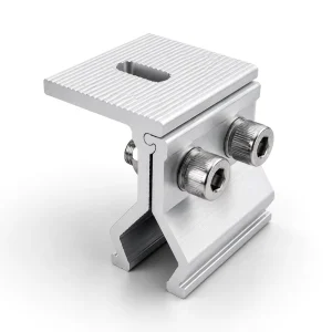 Durable Anodized Steel Solar Panel Mounting Bracket for Metal Roof-Metal Roof Solar Projects