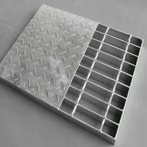 Durable Composite Patterned Galvanized Steel Walkway Heavy Duty Anti Slip Stainless Steel Grating Walkway Plate Walkway Platform