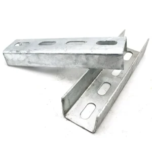 Durable Direct Connection C- Shaped Steel Guide Rail Solar Panel Support Brackets