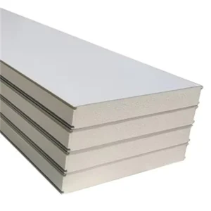 Durable EPS Sandwich Panels with PIR Foam Core Modern Design Style for Roof Houses and Clean Rooms Glass Wool Material