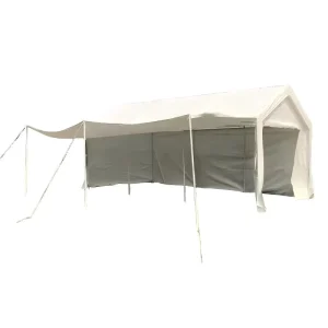 Durable Easily Assembled Portable Steel Canopy for Agricultural Tractor Car Parking Garage 3x6m Waterproof PE Coated Metal