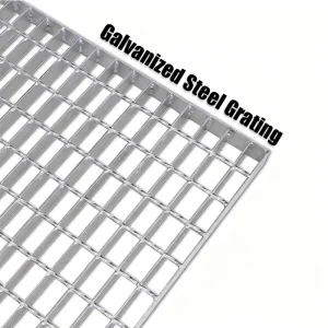 Durable Galvanized Steel Grating Outdoor Industrial Floor Access Composed of Carbon Steel for Bar Grating Applications