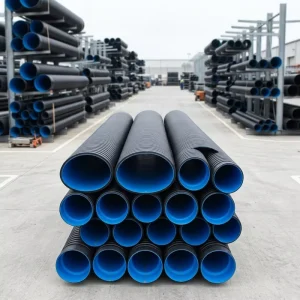 Durable HDPE Large Diameter Spiral Corrugated Sewer Drainage Pipe for Municipal Underground Water Projects