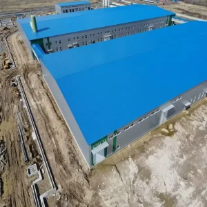 Durable Large Span Q355B Steel Structure Warehouse for Industrial Storage Facility and Commercial Logistics Center