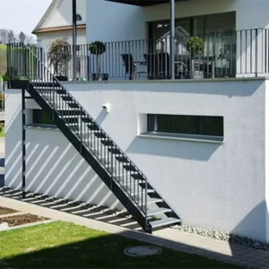 Durable Metal Stainless Steel Outdoor Straight Ladder