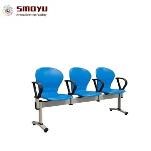 Durable Modern Ergonomic Metal Airport Waiting Chair with Easy Clean Feature for Public Areas Office & Hospital Use