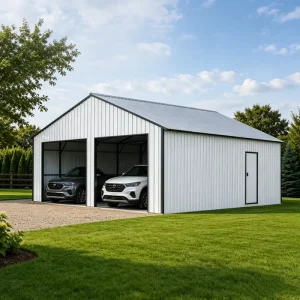 Durable Outdoor Automobile Shelter Hot Dip Galvanized Metal Carport for Residential