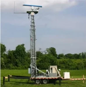 Durable Portable Electric Customized Hot dip Galvanized Steel Telescopic Communication Mast Cow Lattice Tower