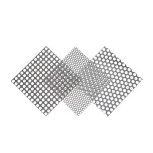 Durable Steel Metal Mesh Perforated Panels Anti-Corrosion Galvanized Punching Plate Various Hole Shapes for Floors Walls