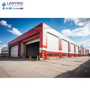 Durable Steel Structure Industrial Estate Factory Units with Weatherproof Coating and Long Lifespan for Global Export
