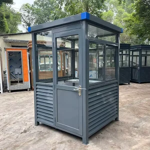 Durable and Weather-Resistant Galvanized Steel Structure Guard Booth for Outdoor Use