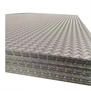 Dx52d Z140 Galvanized Steel Iron Checkered Chequered Sheets Floor Metal Steel Plate