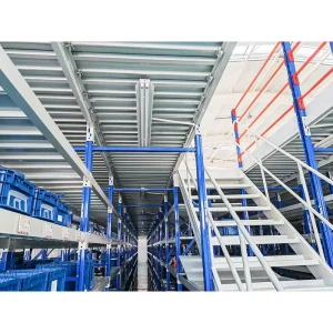 E-commerce and Chemical Plant Warehouse Storage Mezzanine Shelving Rack with Load of 500kg Per square Meter