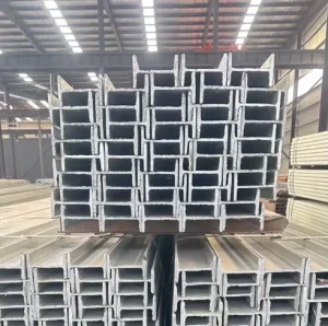 EN 10025 S355JR Hot Rolled H Beam / Wide Flange Steel Section for Bridge Support