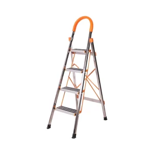 EN 131 4 Step Weather Resistant High Strength Wide Nonskid Stainless Steel Ladder Handrail for Warehouse Gym Use