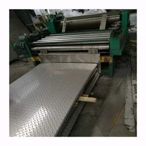 EN 300 Series Non-Slip Embossed Tread Stainless Steel Checker Plate 2B Surface Welding Cutting Bending