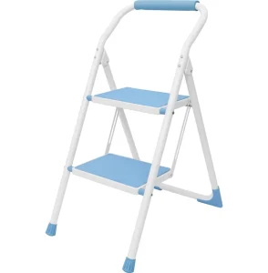 EN131 14183 certificated steel folding step ladder 2 steps metal ladder