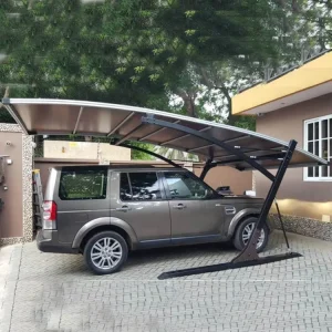 ENJIE NP01 Modern Luxury Style Galvanized Steel Frame Waterproof Durable Powder Coated Carport High Snow Load Capacity Guangdong
