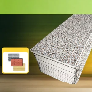EPS Metal Siding Sandwich Wall Panel Decorative Steel Exterior Cladding Fire Resistant Panels for Residential Construction