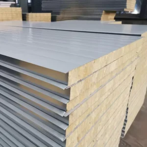 EPS PU PIR PUR Polyurethane Rock Wool Sandwich Panels Structural Insulated Sandwich Panel for Internal and External Wall