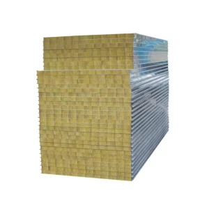 EPS PU Rock Wool Glass Wool Sandwich Panels Structural Insulated Waterproof Eco-Friendly Metal Panels for Internal External