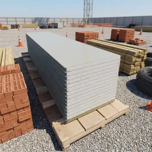 EPS Polystyrene Sandwich Panel Customized Size PUR PIR Rock Wool Wall Panels
