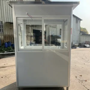 EPS Sandwich Panel Asian-Style Security Booth for Construction Site Temporary Checkpoints