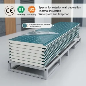 EPS Sandwich Panel Fireproof Pu Insulated Sandwich Wall Panel Heat Insulated House Roof Steel Building Panel