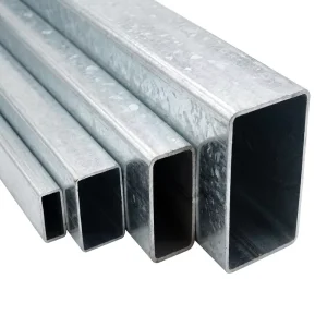 ERW API Black Hot Dipped Galvanized Non-Alloy Steel Rectangular Pipe 20x40mm ASTM Standard for Structure Decoration