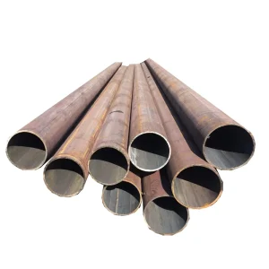 ERW Round Mild Steel Tube 0.8mm-6mm Thin Wall for Automotive Exhaust Parts