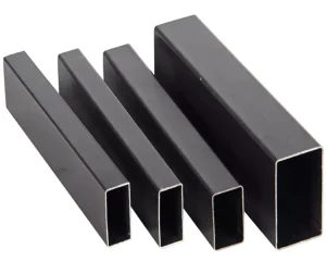 ERW Welded Black Carbon Steel Square Rectangular Hollow Tube Q235B 150×50 150×100 200×100 Custom Cutting