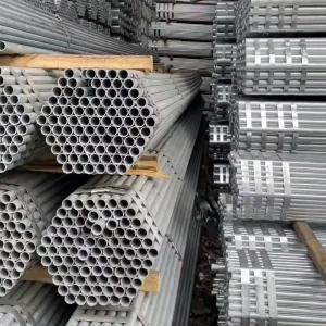 ERW Welded Galvanized Round Pipe Zinc Coating Z275/Z350/Z400/Z600 Fluid Boiler Pipe