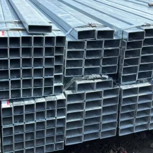 ERW Welded Galvanized Square Rectangular Steel Pipe Tube 12X12 40X80 RHS SHS for Scaffolding Frame System