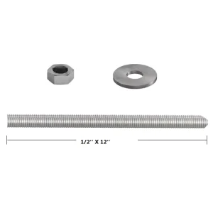 ETA Approval Stainless Threaded Rod Anchor Bolt Anchor Bolt SS304 316 Stainless Sharp End