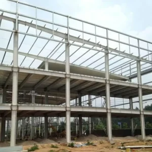 Earthquake Resistant Rigid Frame Steel Structure Factory with Mezzanine