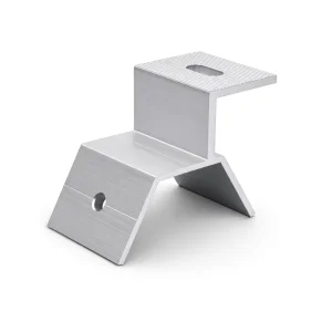 Easy Installation Anodized Steel Solar Panel Clip for Solar Mounting Kit Metal Roof Solar Projects