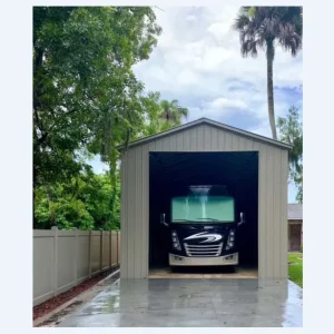 Easy Installation Steel Roof Garage Traditional Design Car Parking Tent Carport Pre-fab Carport for Convenient Car Storage