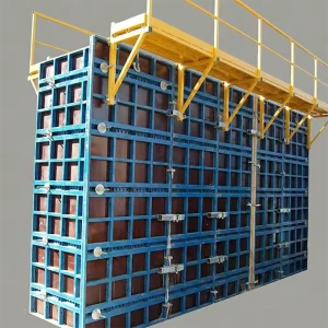 Easy Used Q235 Steel Concrete Pillar Building Framework Adjustable Column Metallic Formwork for Construction