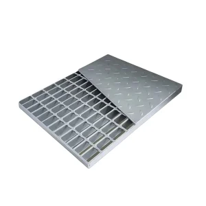 Easy to Install Non slip Durable Ventilated Light Transmit Welded Fixed Grille Plates Compound Steel Grating for Oil Platforms