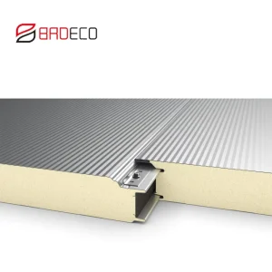 Easy to Install Seamless Connection Insulated Wall Metal PU Sandwich Panels for Exterior Interior