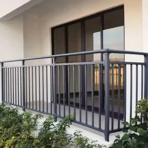 Easy to Install Steel Balcony Railing Balustrades Handrails for Balcony Flooring Building for Stairs Decks