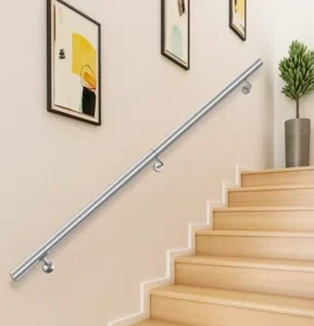 Easy to Install Wall Mounted Stainless Steel Handrail Bracket Deck Railing System Balcony Outdoor & Mall Stairs Use