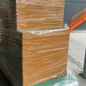 Eco Friendly Fireproof and Soundproof Rock Wool Sandwich Panel for Warehouse Cold Room Hotel Interior Walls and Ceilings