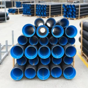 Eco Friendly HDPE Spiral Corrugated Pipe Large Diameter Sewer Drainage Pipe Factory Supply Underground Use