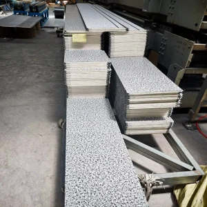 Eco Friendly Metal Embossed Wall Panel No Odor Insulated Metal Carved Board for School Hospital
