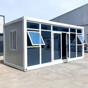 Eco Friendly Prefab Flat Pack Container House Steel Structure Prefab Mobile Tiny Home School Villa Store Dorm