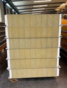 Eco Friendly Rock Wool Wall Panel Sustainable Wall Board for LEED Certified Office Buildings