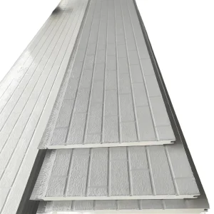 Eco-Friendly Waterproof Metal Siding Panel Rock Wool Sandwich Wall Board 10mm Thick Fire Resistant