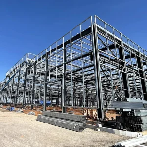 Economical Heavy Duty Gauge Steel Frame Warehouse Retail Storage Workshop Galvanized Structure